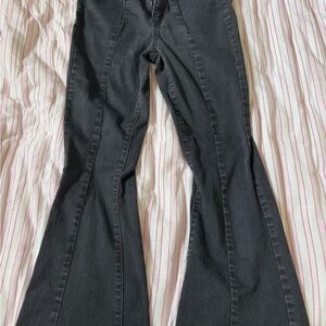 Women's Black Flared Jeans